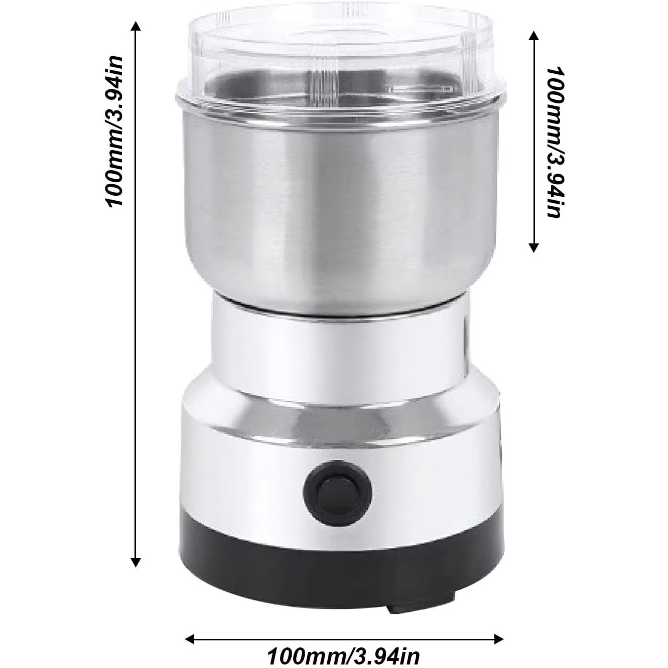 Electric Coffee Grinder Stainless Steel Spice Bean Herb Nut Grinder 150W