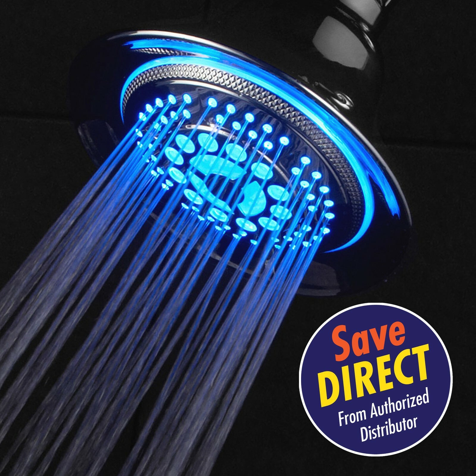 DreamSpa@ All- Chrome Temperature Controlled Color- Changing Led