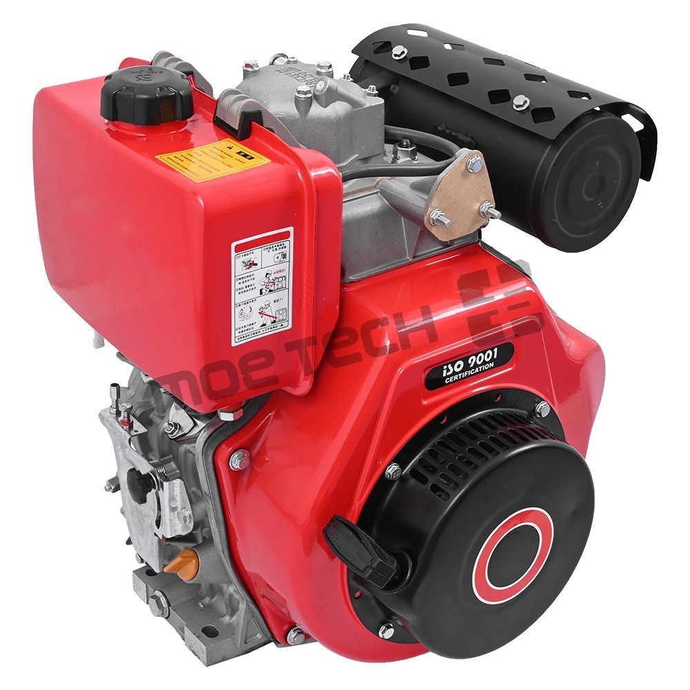 4 Stroke 10HP 418CC Diesel Motor Engine Heavy Duty Single Cylinder Air- Cooled