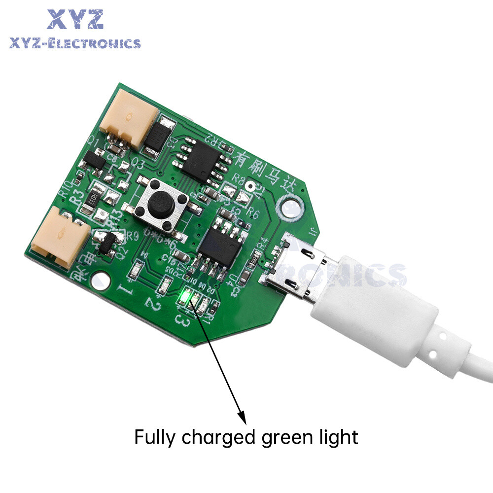 3.7V Universal USB Rechargeable Small Fan Circuit Board Mobile Fan Control Board