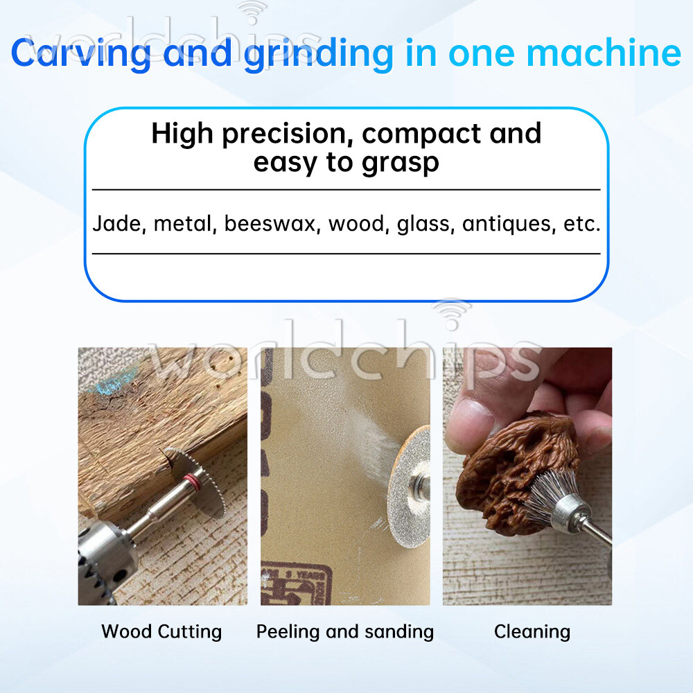 Handheld Mini Metal Electric Grinder Polishing Engraving Stepless Speed Control