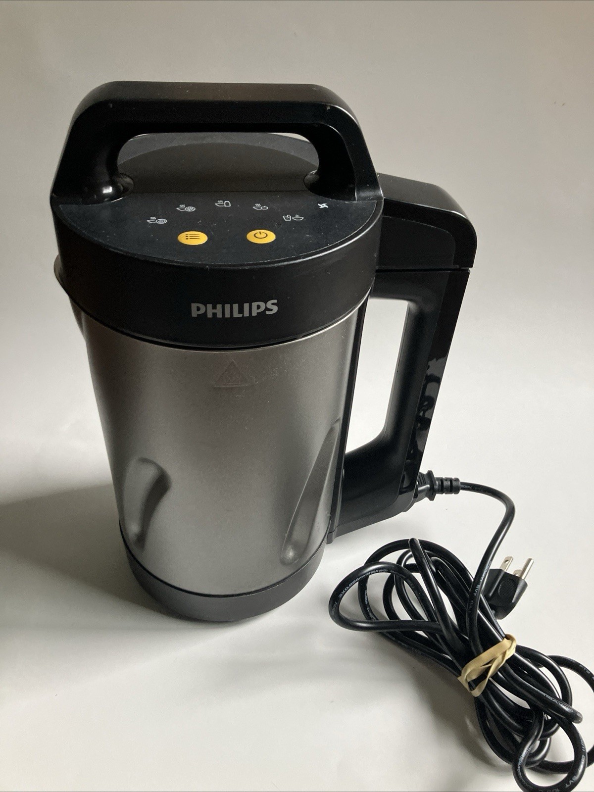 Philips Viva Collection HR2204 Soup Maker 10-in-1 Hot Cold Blender w Power Cable