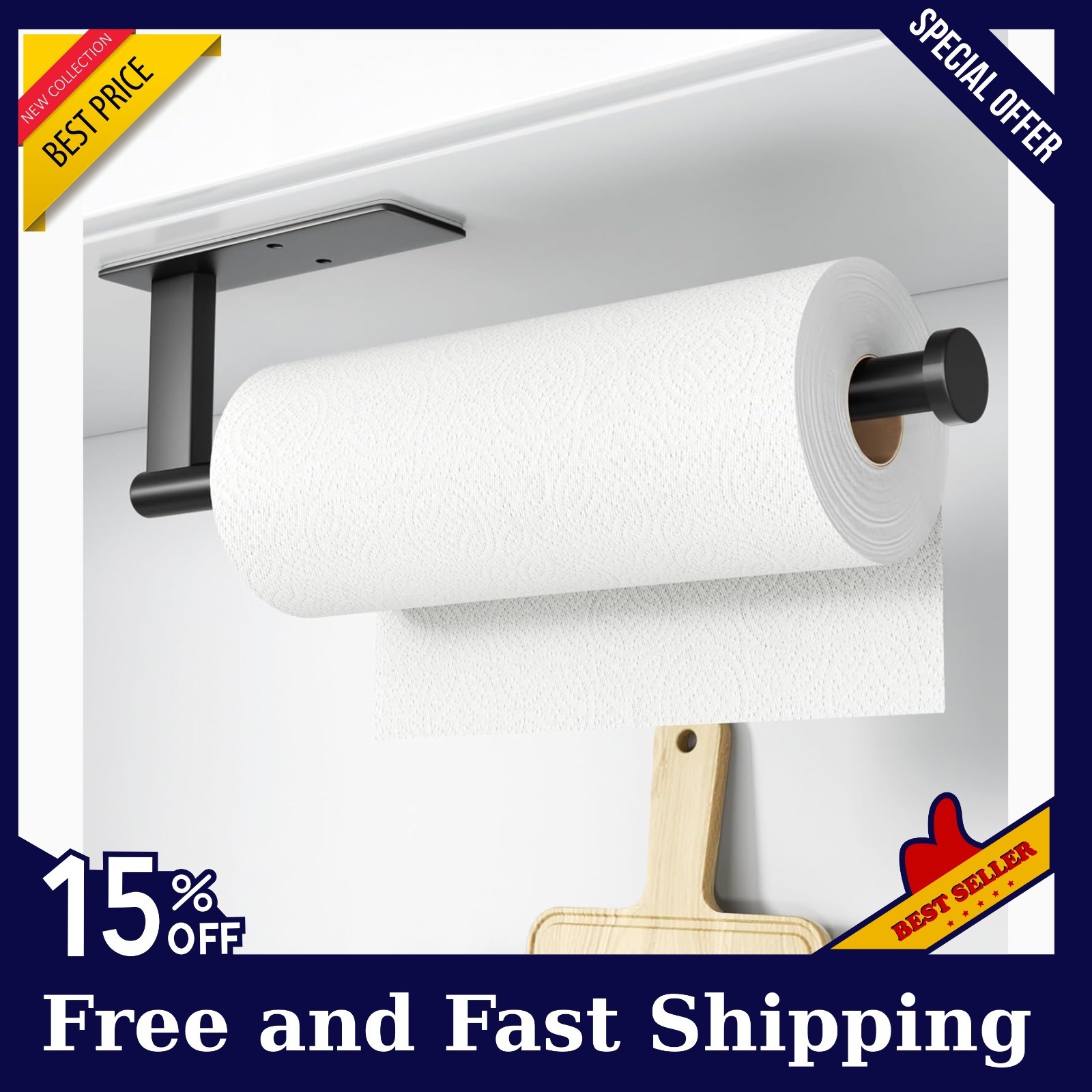 Paper Towel Holder Under Cabinet – Stainless Steel Paper Towel Holder Wall Mount