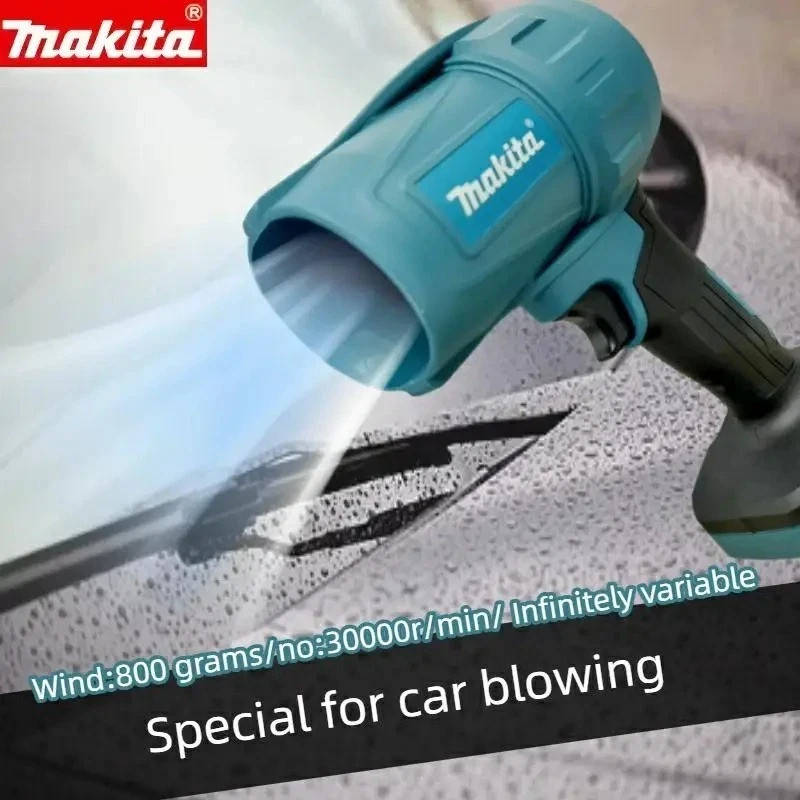 Makita 18V 30000RPM Turbo Jet Blower Violent Fan Electric Air Duster w/ LED Ligh