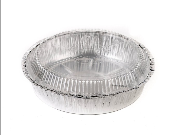 Aluminum Pans 7” Round Disposable Foil Pans With Lids