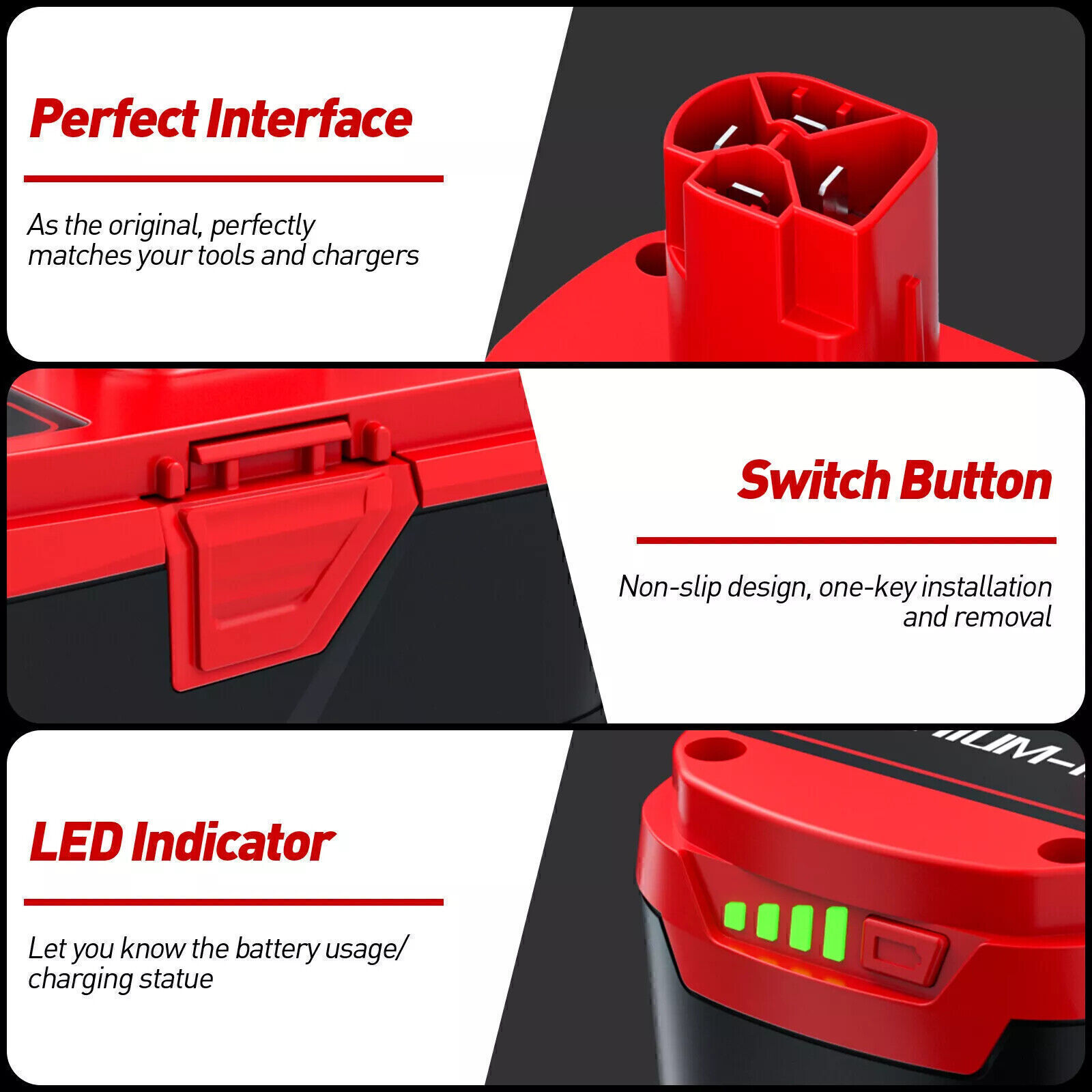 PACK 19.2 Volt For Craftsman C3 DieHard Lithium ion Battery/Charger 315.115410