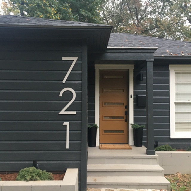 16 inch Modern House Address Numbers Letters, color choices