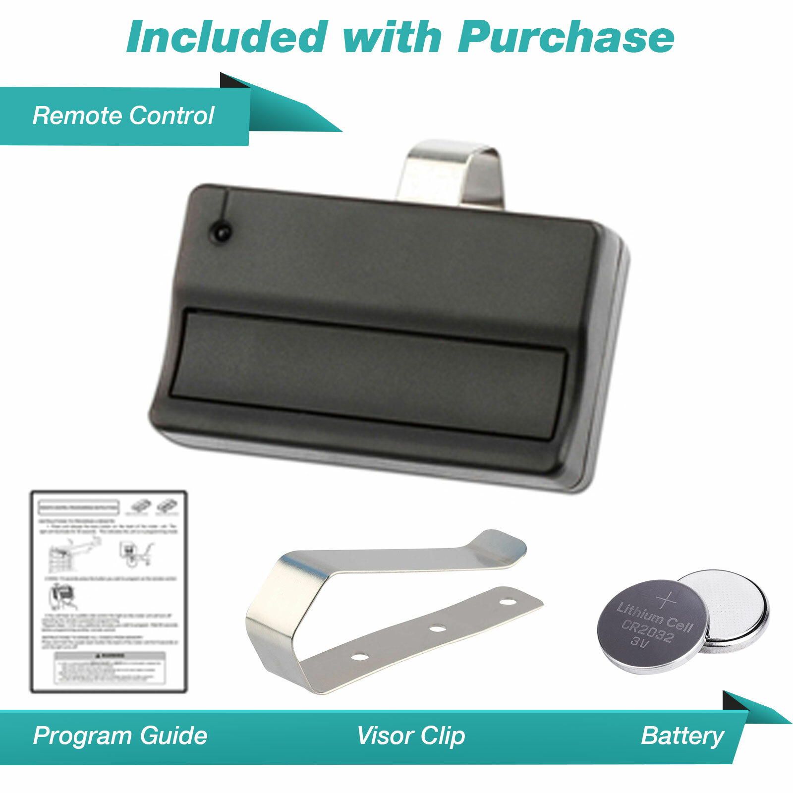 for 953D 953CD Chamberlain Compatible 1 Button 315mhz Garage Door Opener Remote