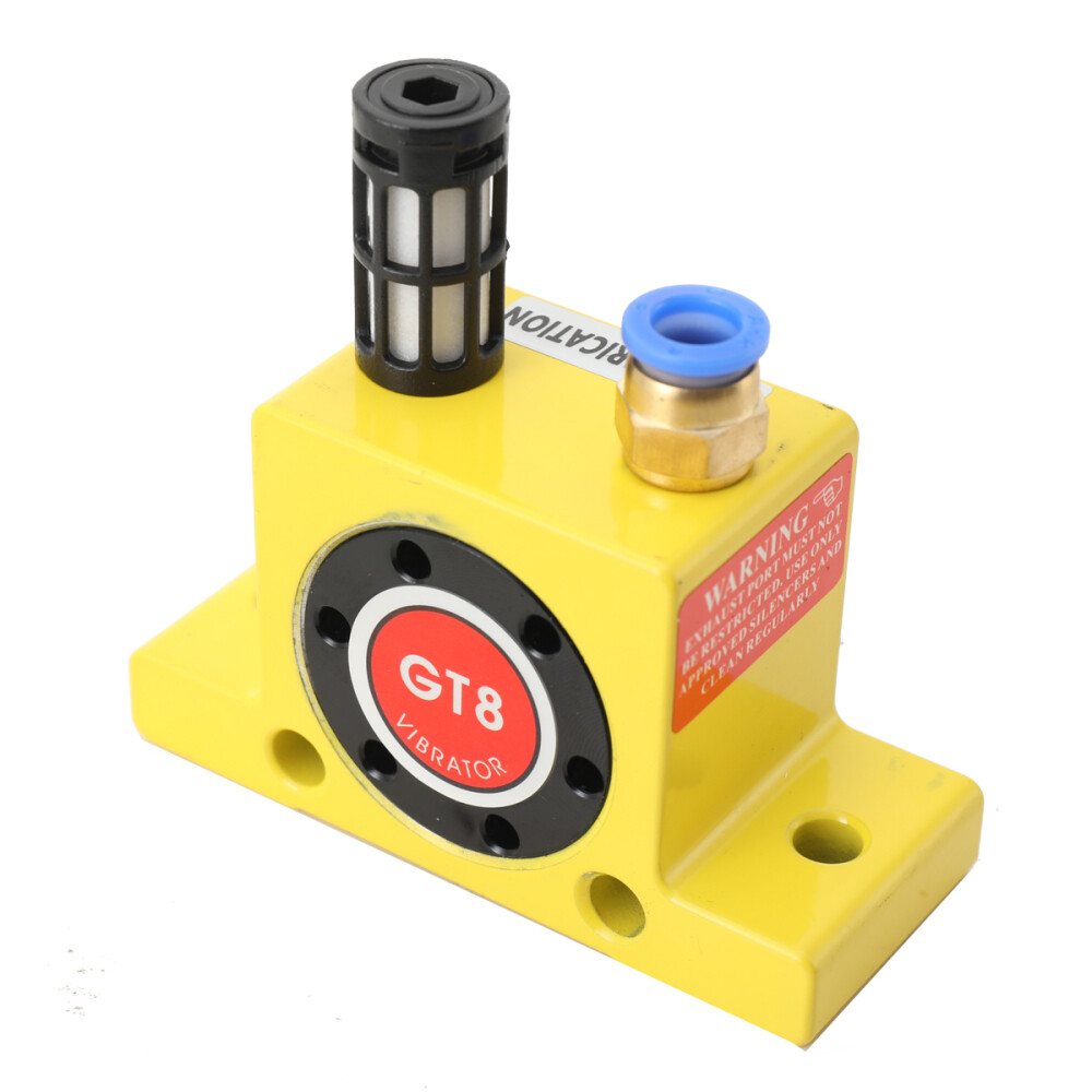 10 PCS GT8 Pneumatic Air Turbine Vibrators G1/8” Air Rotary Vibrator Golden