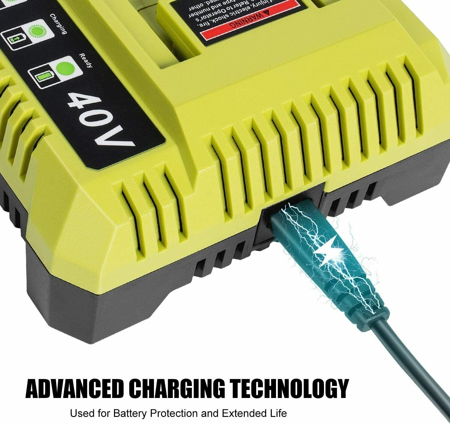 Rapid Charger For Ryobi 40V Lithium-Ion Battery OP401 OP40261 OP40401 OP4050A US