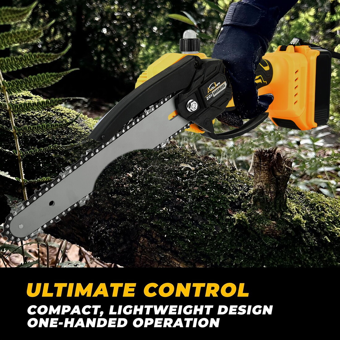 Cordless Mini Chainsaw 8 inch for Dewalt 20V Max Powered Wood Cutter NO Battery