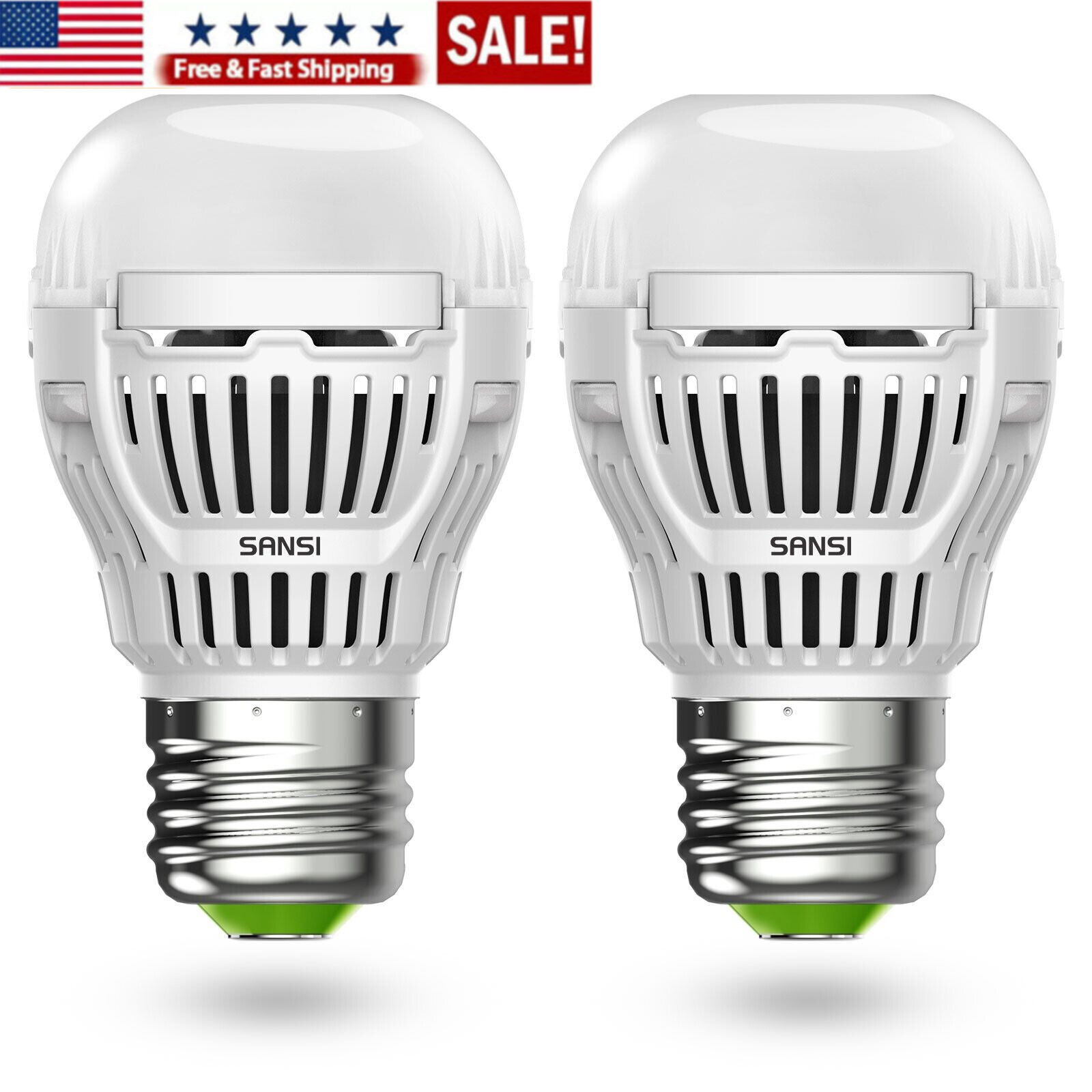 4-Pack Dusk to Dawn LED Light Bulb Automatic On/Off Sensor Bulbs 5000K Daylight