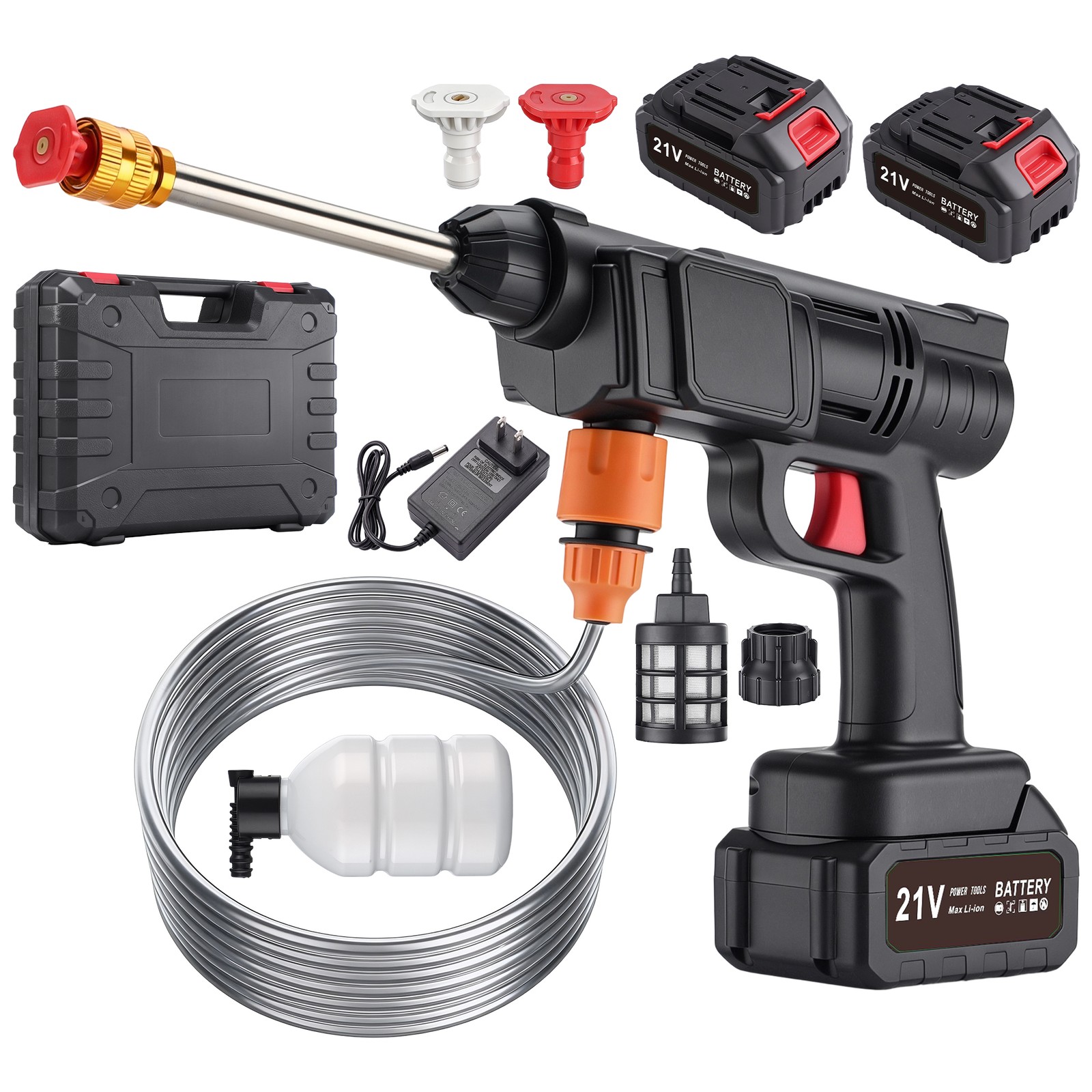 Water Pressure Washer For balconies decks US 70 dB Cordless 1.2mpa/145PSI