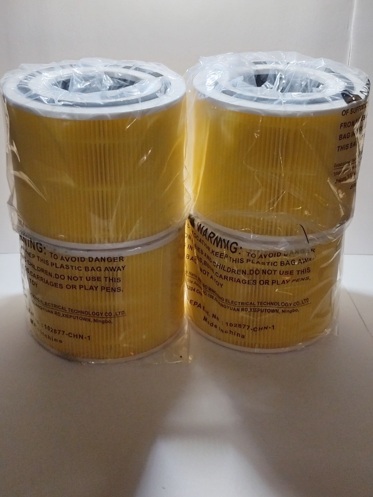 4PK Yellow Core 300 Pet Care Replacement Filter for LEVOIT Core 300 300-P 300S