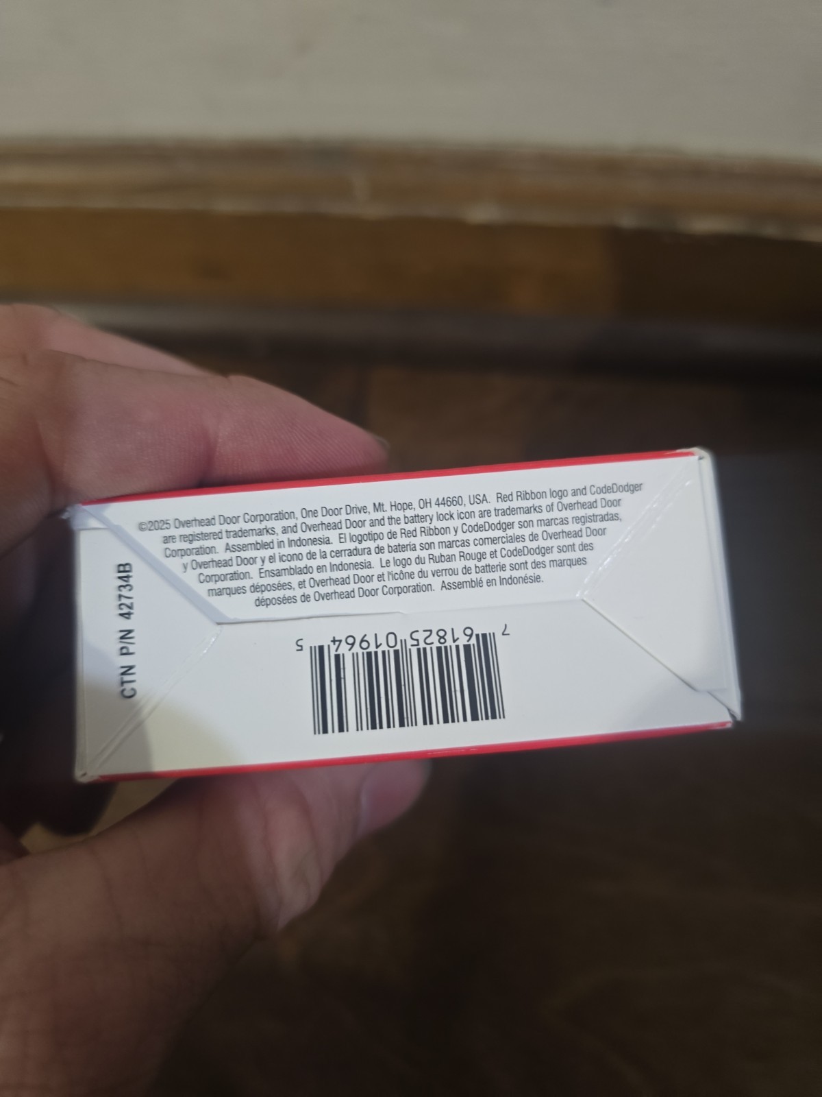 Genuine Overhead Door Remote Control – 1-Button O1BT-P 41539R