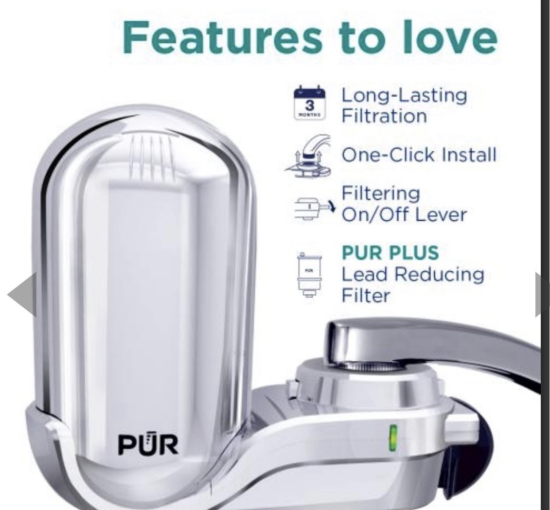 PUR PLUS Faucet Filtration System – Chrome (FM-3700B) *no Filter/packaging*