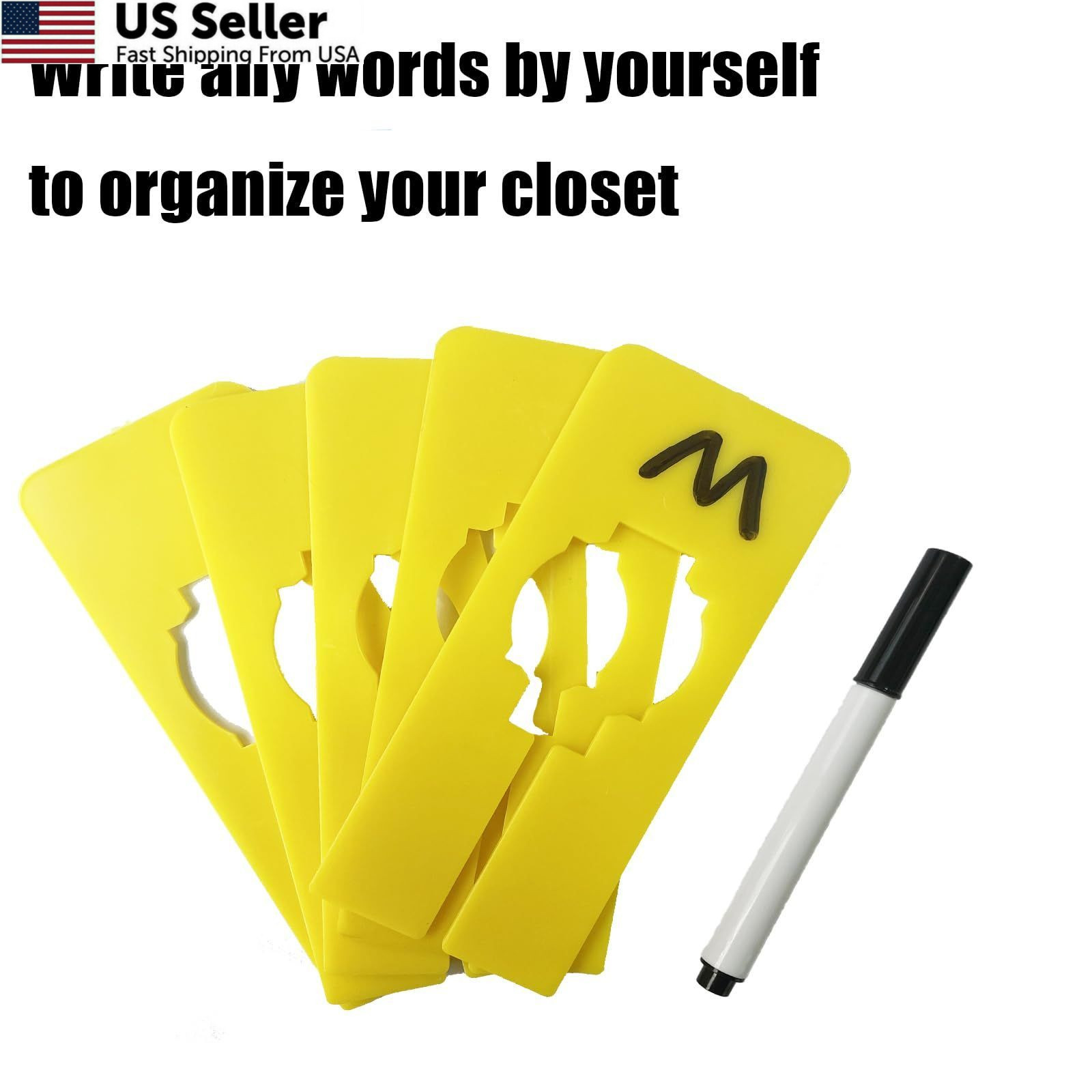 30 Pcs Dividers for Hanging Clothes, Clothing 2 x 5.4 x 0.08 inches, Colorful
