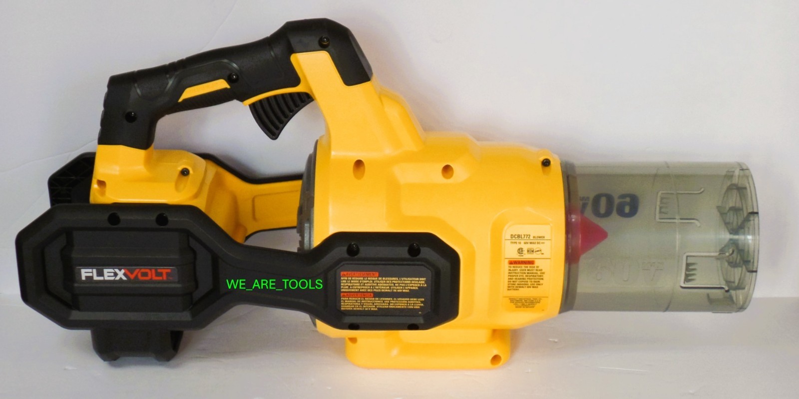 Dewalt DCBL772 FLEXVOLT 60V Brushless AXIAL Blower MAX 60 Volt 600 CFM LEAF