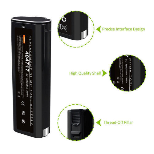 2PACK Battery for PASLODE 6V 404717 902000 900400 900420 900600 Nailer Ni-MH
