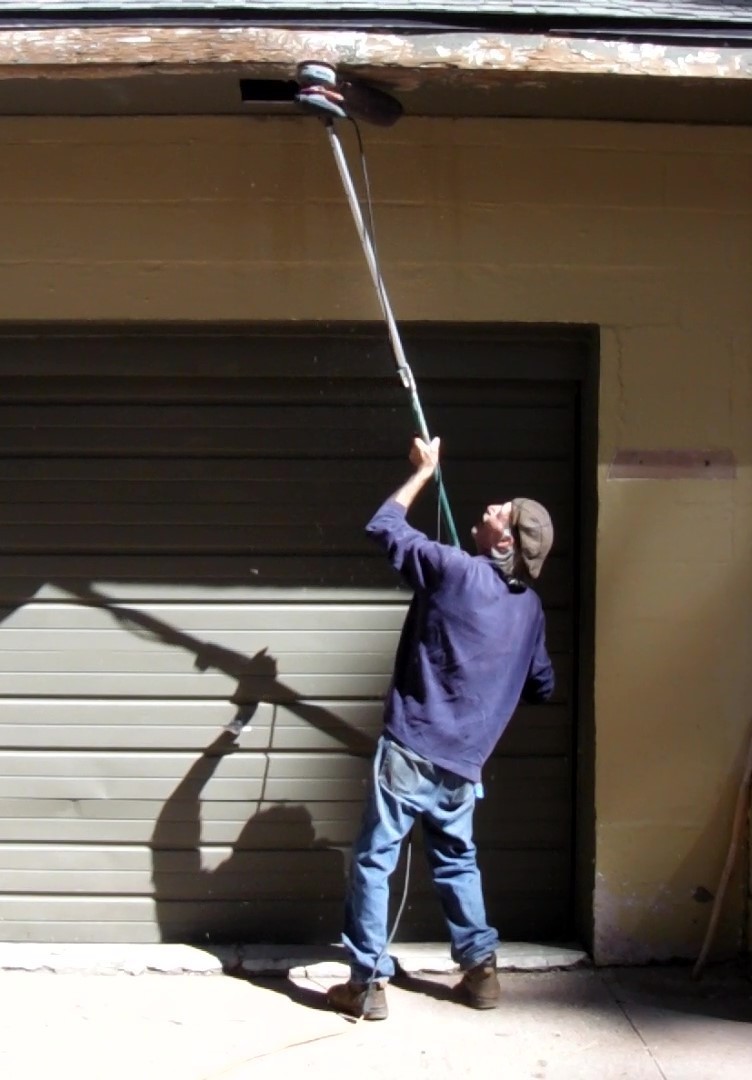 Sand Aid- Orbital Sander Attachment -Extension Pole/Handle Accessory-Pole Sander