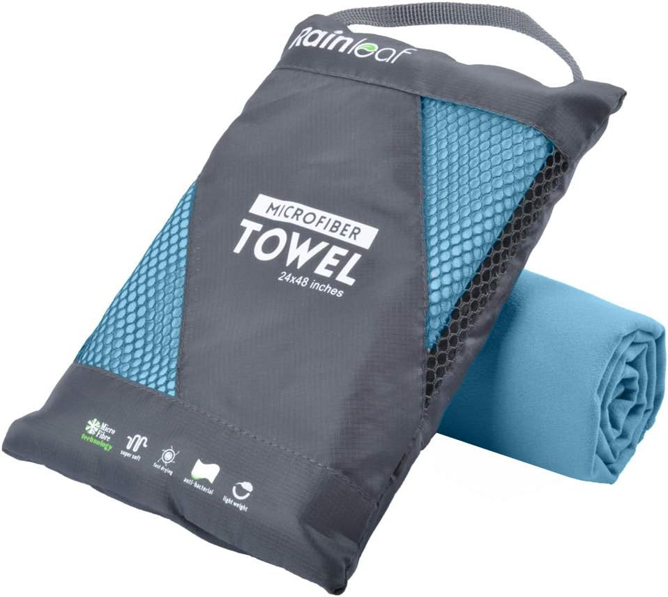Compact Microfiber Towel – Quick Dry, Ultra Absorbent, Ideal for Travel & Sports