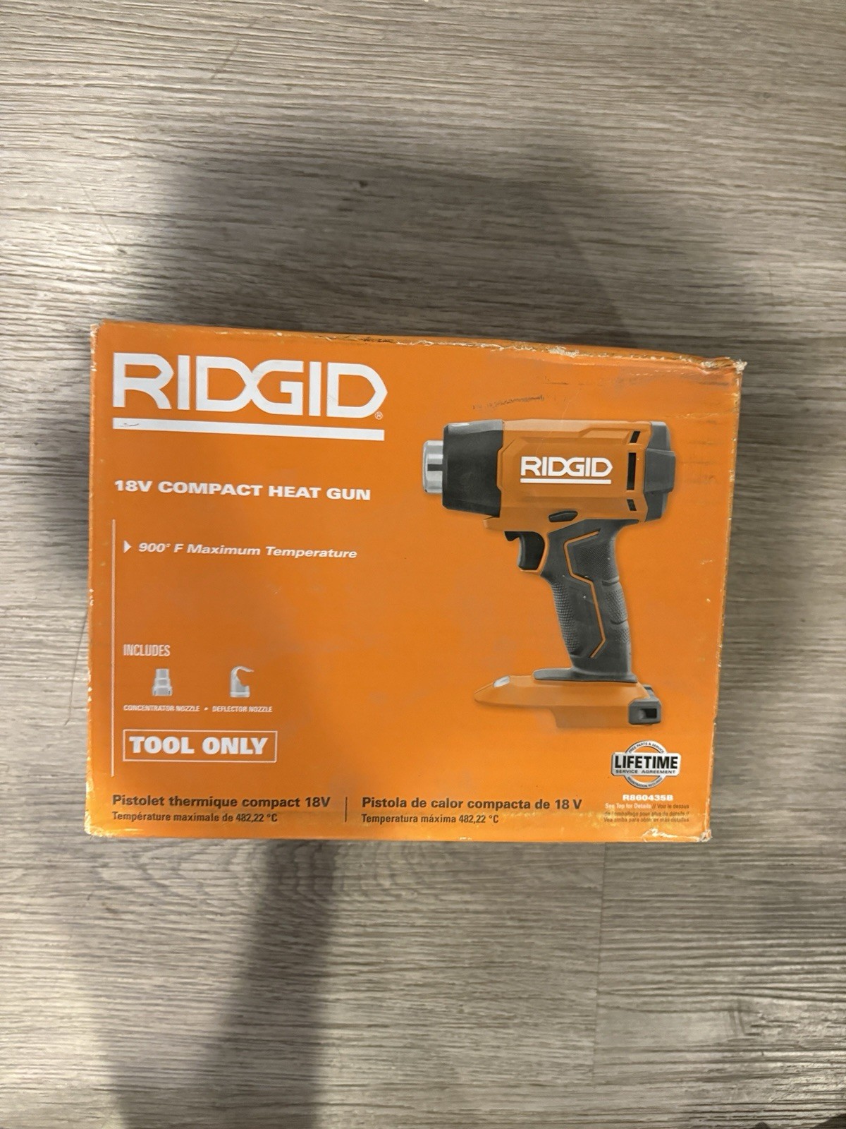 Brand New RIDGID 18V Cordless Compact Heat Gun R860435 In Box