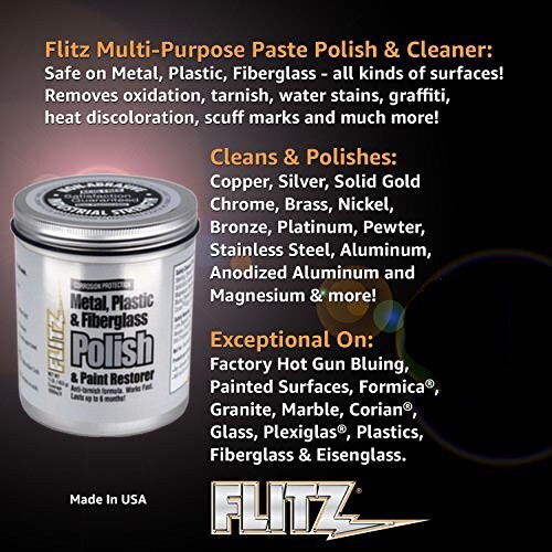 FLITZ Metal, Plastic & Fiberglass Polish 1lb/453g *DENTED SEE PHOTO