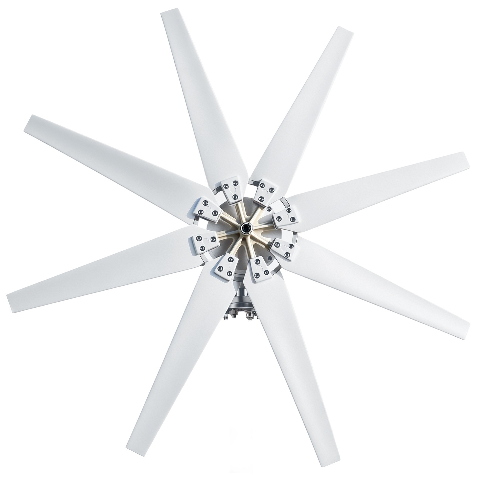 2000W 8 Blades Wind Turbine Generator Kit 24V Windmill w/Controller Home Power
