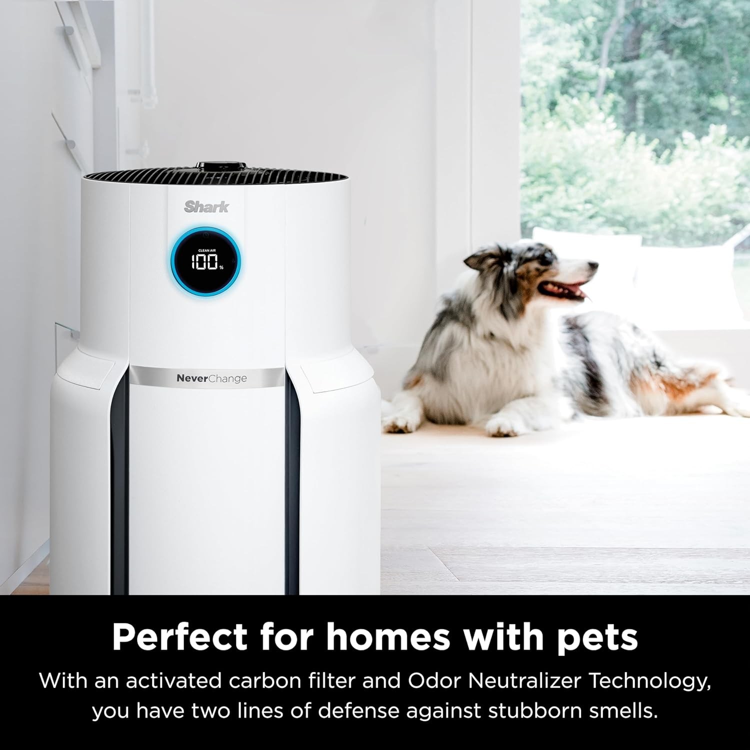 Shark R-HP302 NeverChange Air Purifier MAX, White – Certified