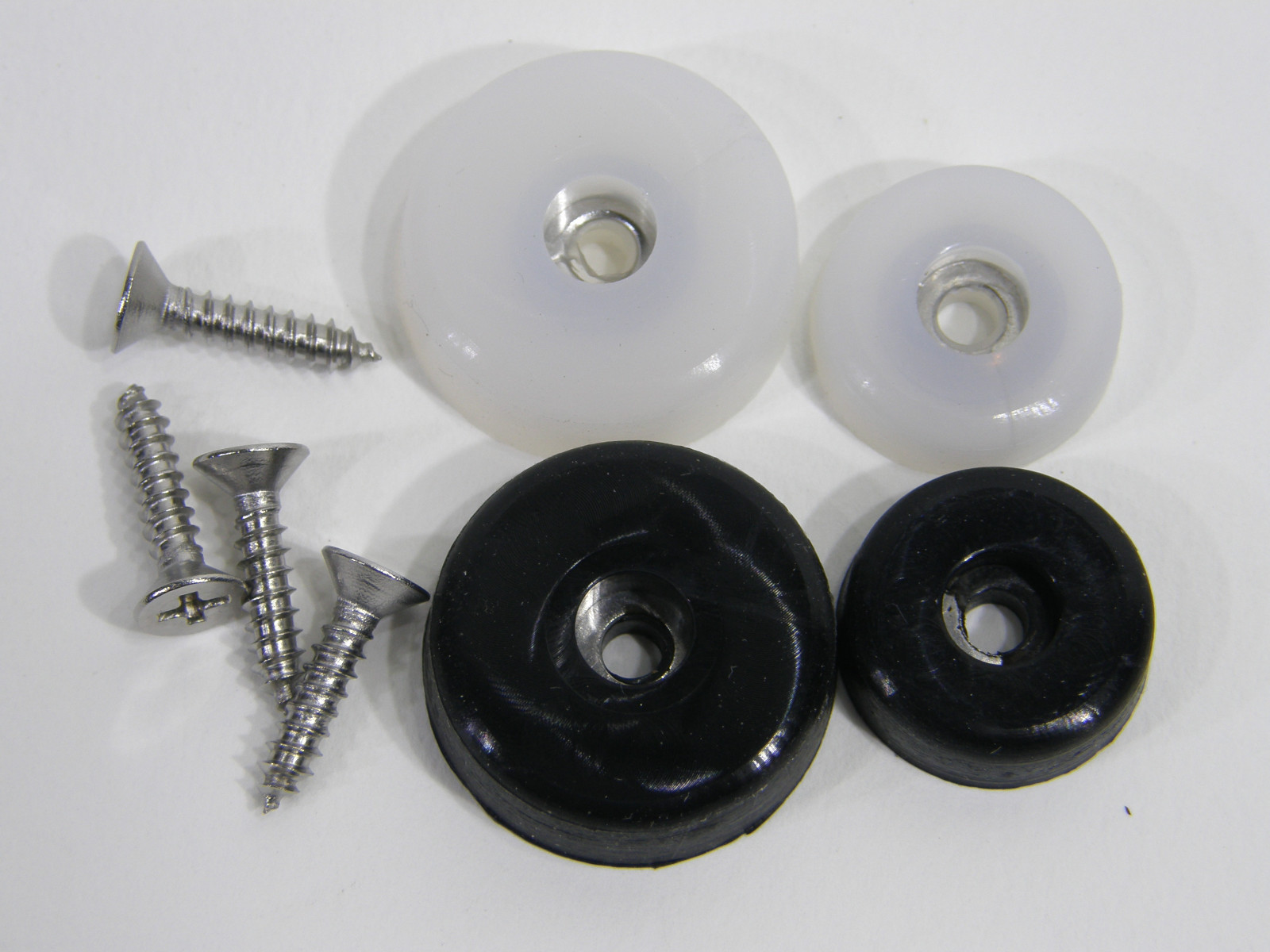 Cutting Board Rubber Bumpers LOW PROFILE Silicone Black Clear Small Large A+