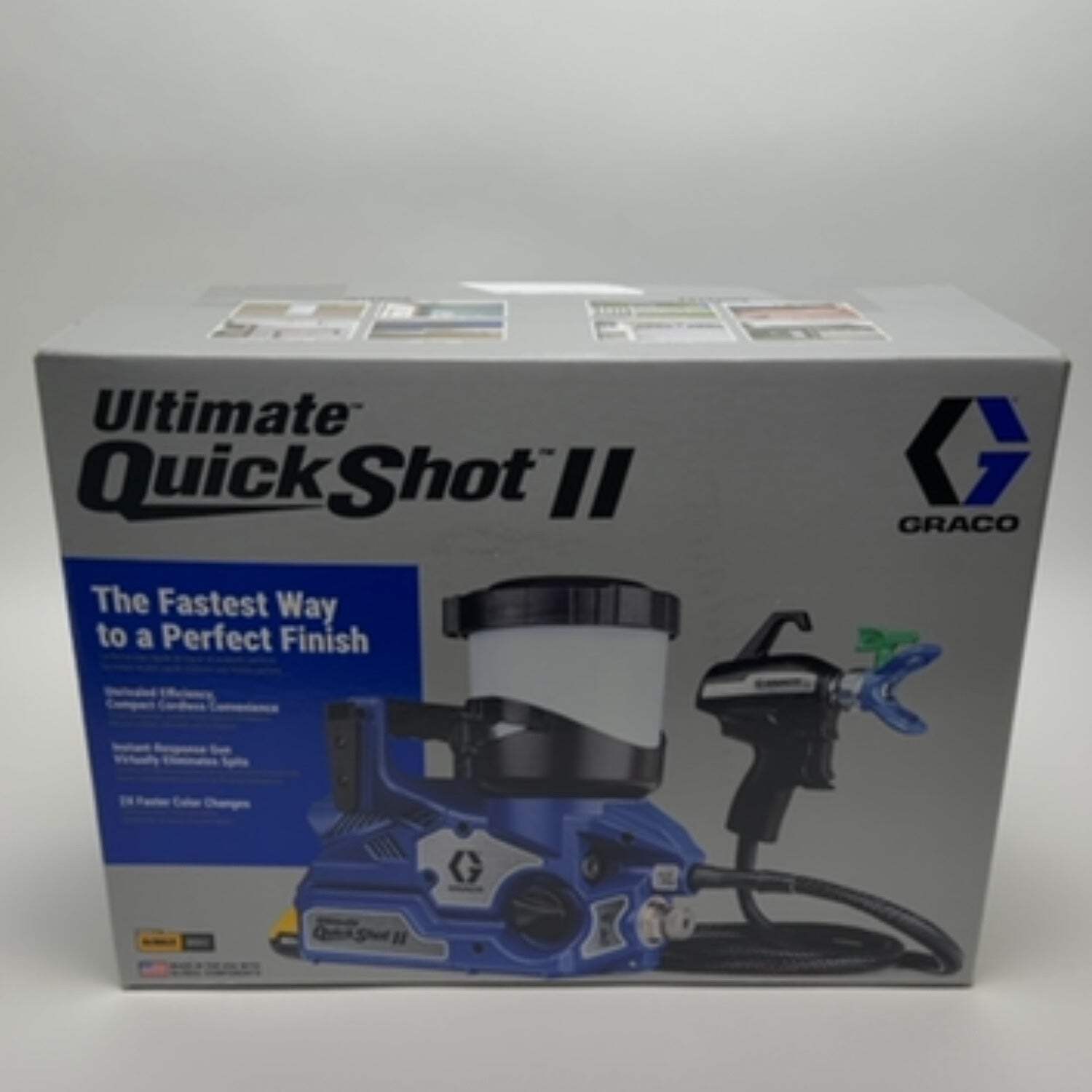 New Graco ULTIMATE QUICKSHOT II 826319 20V Paint Sprayer