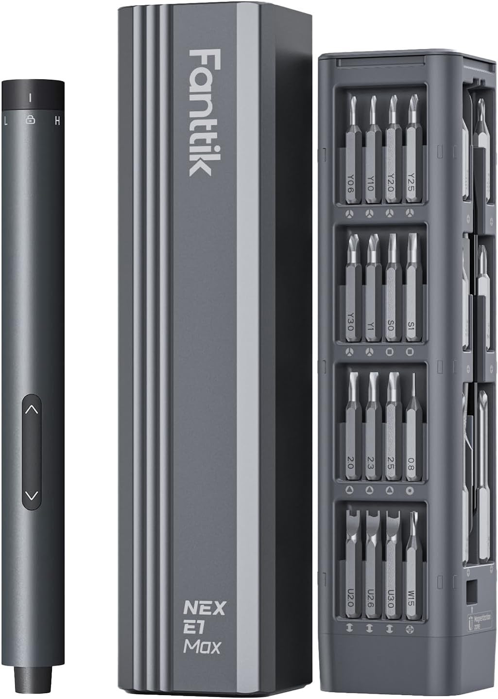 3.7V Mini Precision Electric Screwdriver Set with 50n1 Magnetic Bits and Storage