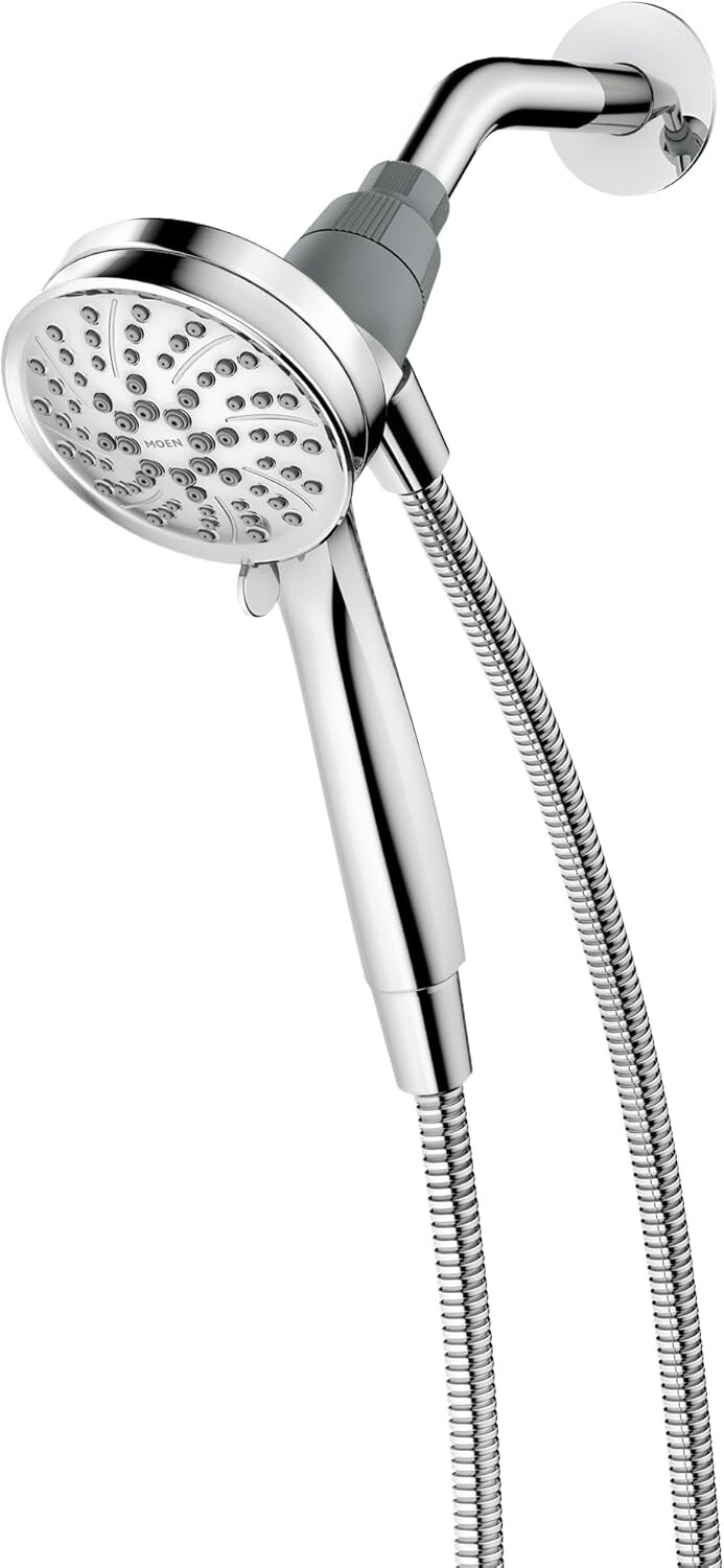 Moen 26000 Attract 6 Function 3.5″ Handheld Showerhead w Magnetic System Chrome