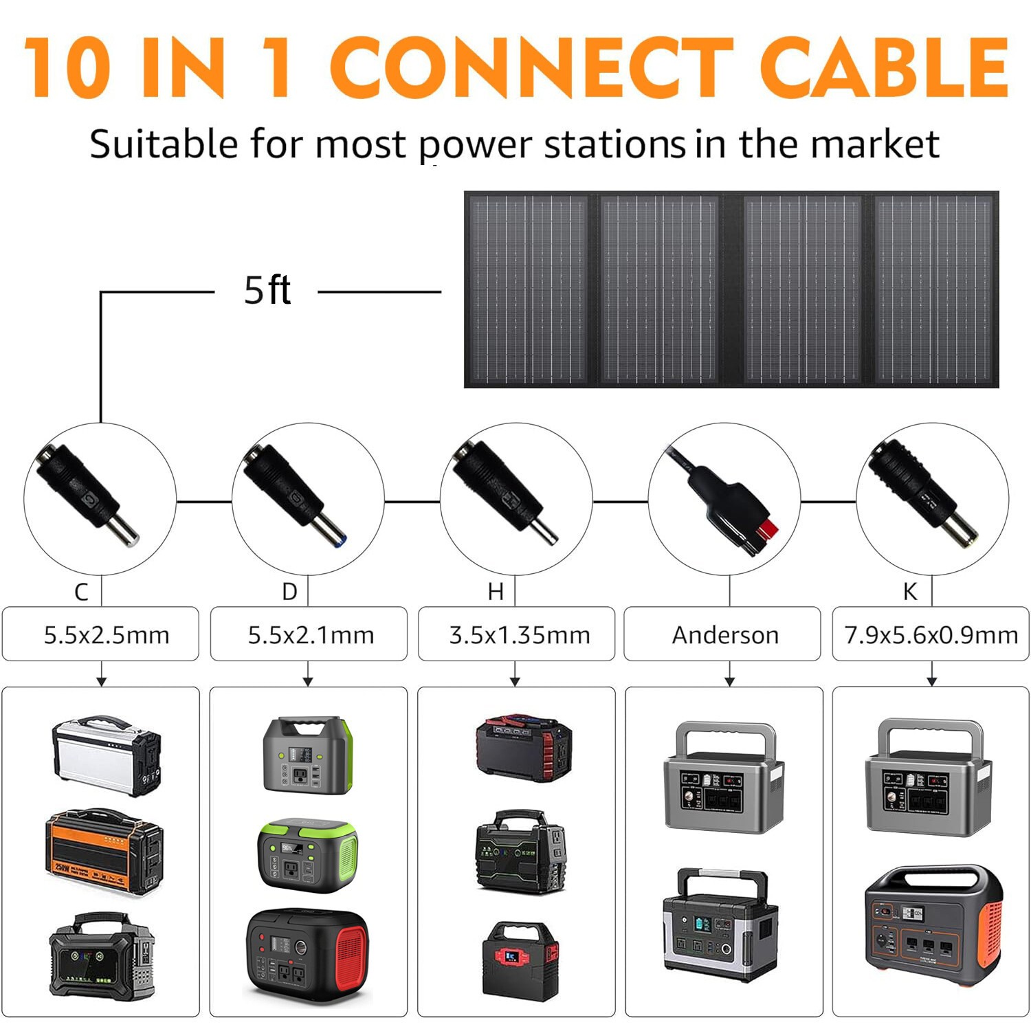 300W Portable Power Station Backup Battery Solar Generator with 60W Solar Panel