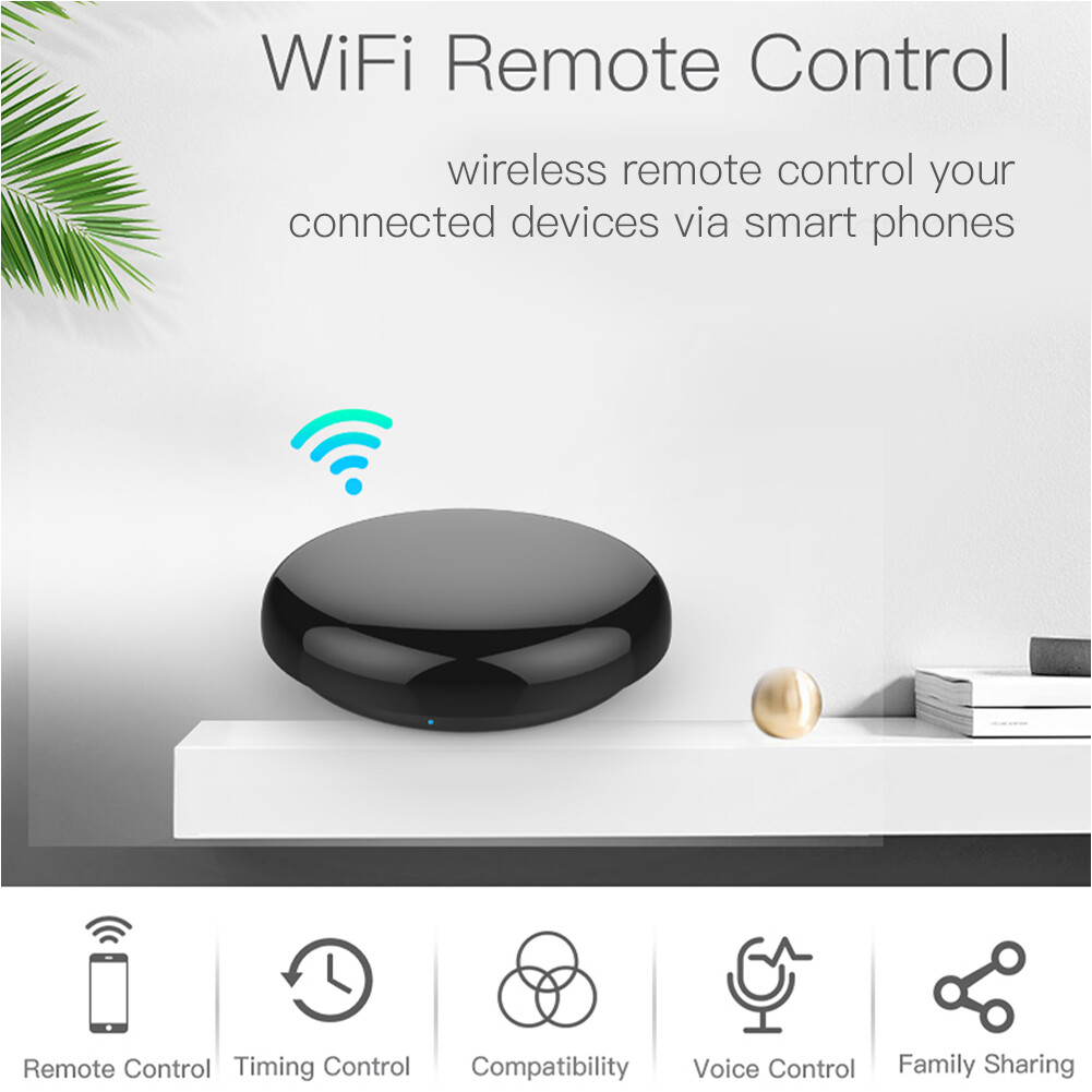 MOES WiFi IR Blaster Smart Remote Control Universal Infrared Repeater Voice APP