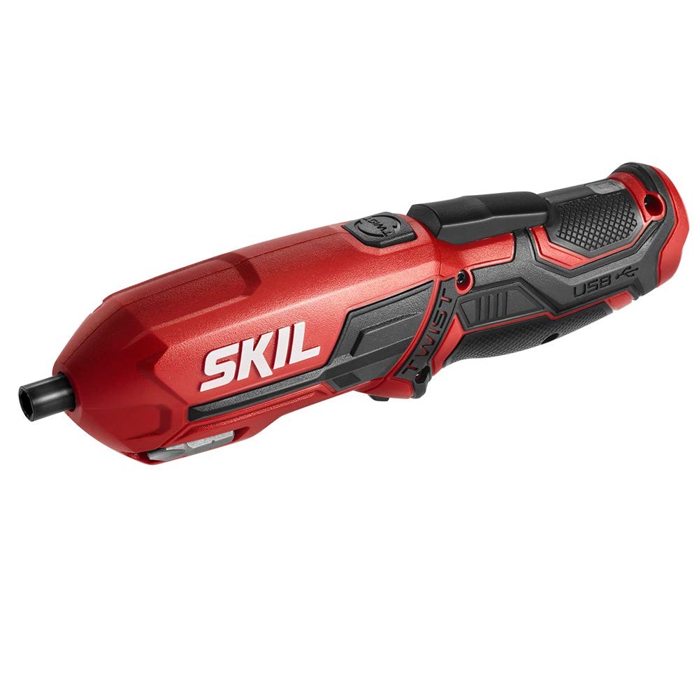 Skil 4V Pivot Grip Cordless Screwdriver Adjustable Handle Rechargeable Led Light