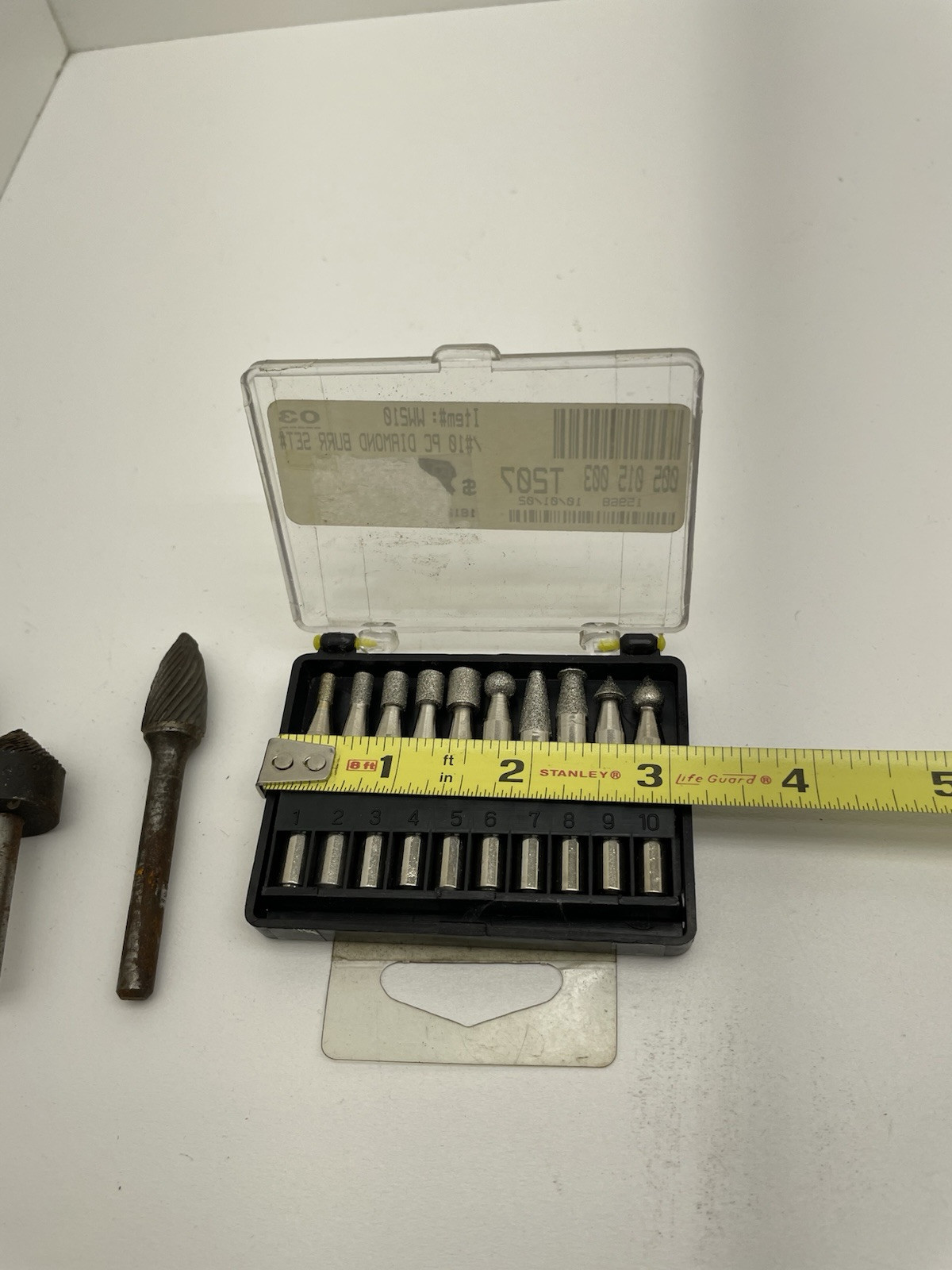 10 Pc Diamond Burr Set