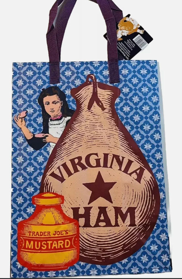 Trader Joe’s Reusable State/Region Tote Polypropylene Bag from Virginia 6 Gallon