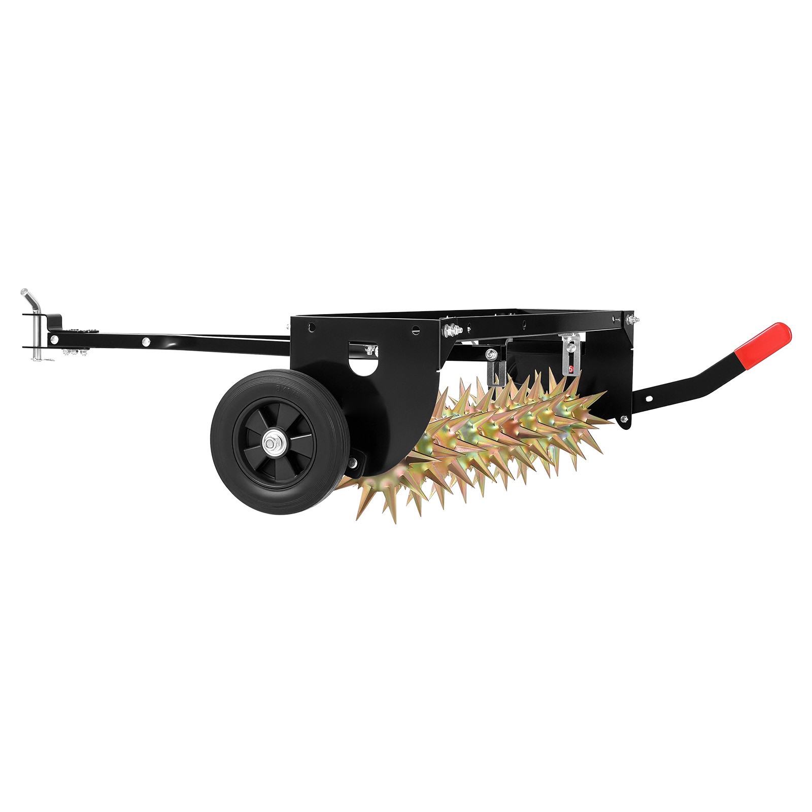 Uimoso 40 in Tow-Behind Plug Aerator with Universal Hitch for Lawn Care