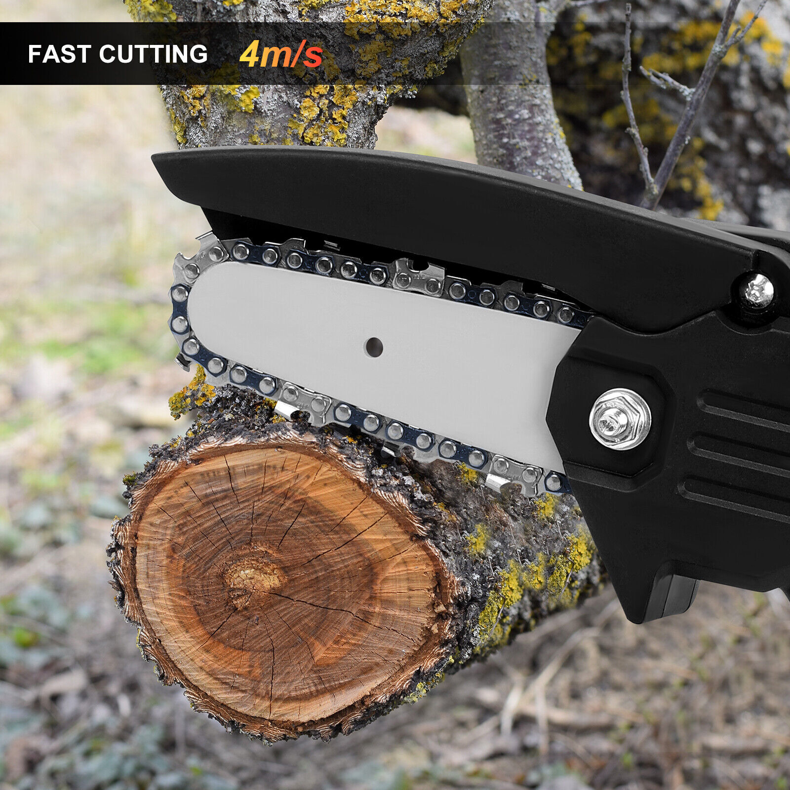 Mini Chainsaw 6 Inch Cordless Handheld Chainsaw Electric Chainsaw Tree Trimmer