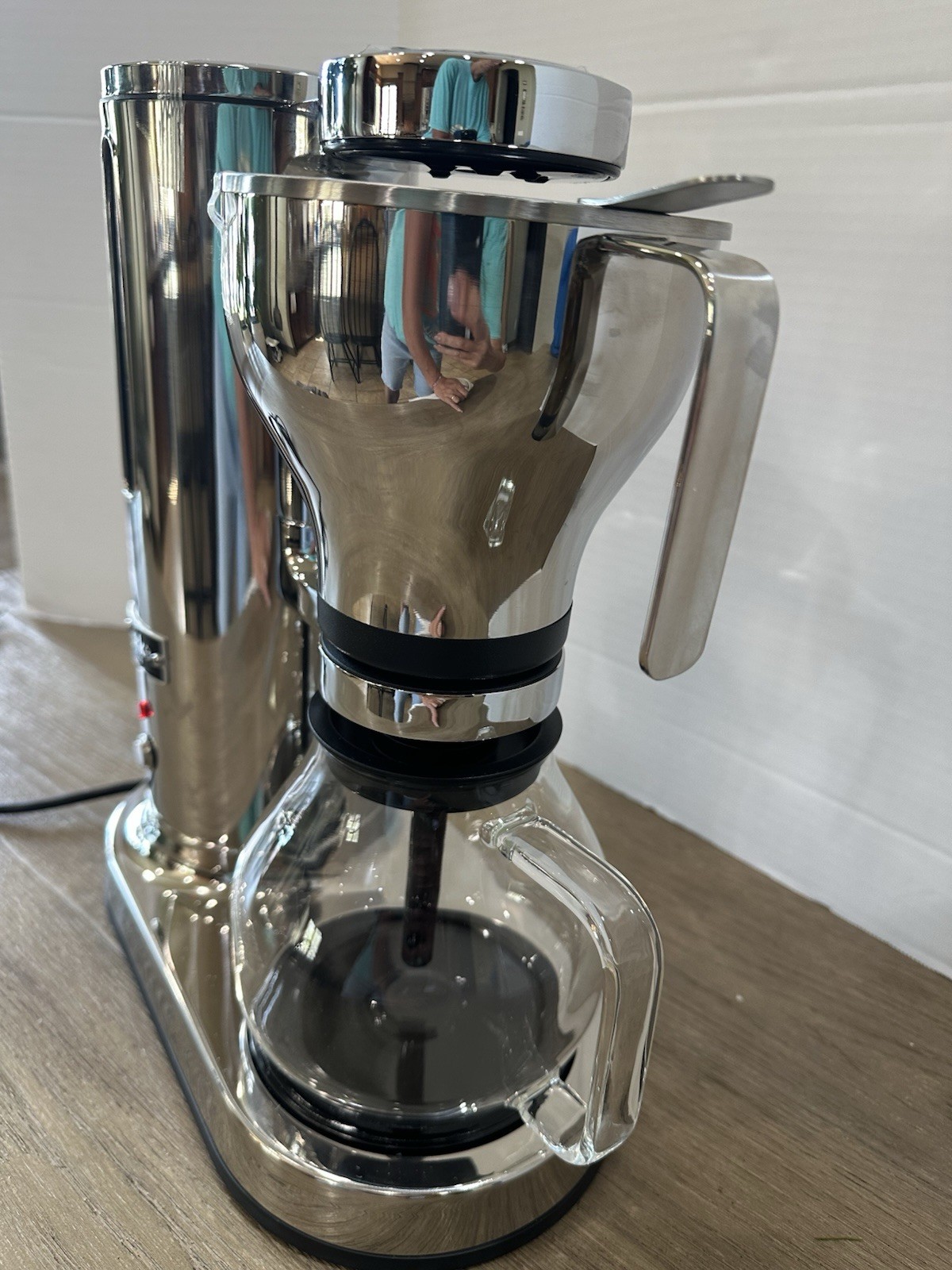 Aarke Coffee Maker Electric Drip Coffee Brewer Stainless Steel Open box
