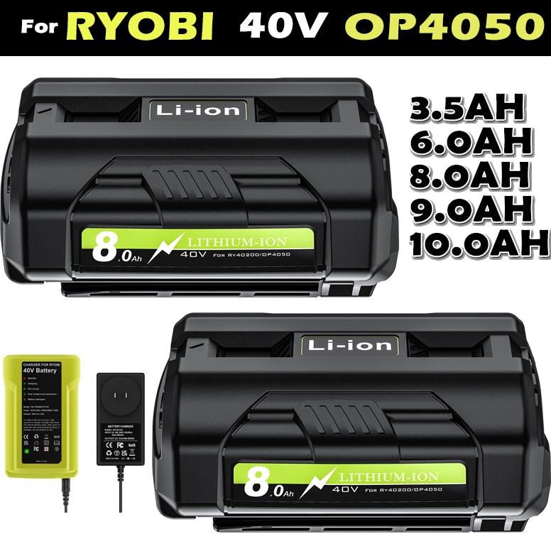For Ryobi 40V Battery 10.0AH Lithium Battery OP40261 OP4050 OP40601 w/Charger US