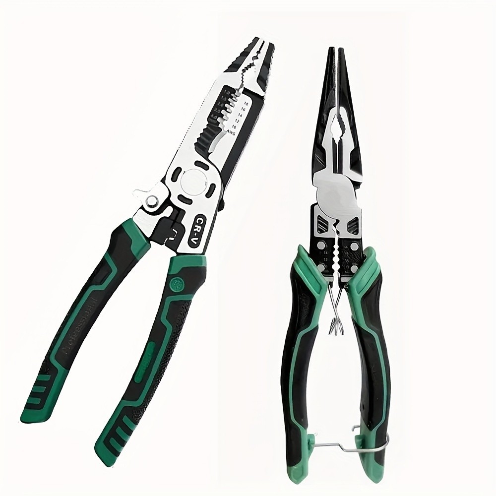 Multifunctional Electrician Pliers -CR-V Steel for Wire Work & Electrical Repair