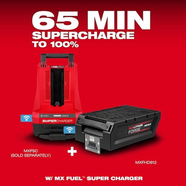 Milwaukee Tool Mxfhd812 Mx Fuel Redlithium Forge Hd12.0 Battery Pack
