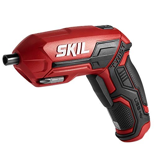 Skil 4V Pivot Grip Cordless Screwdriver Adjustable Handle Rechargeable Led Light
