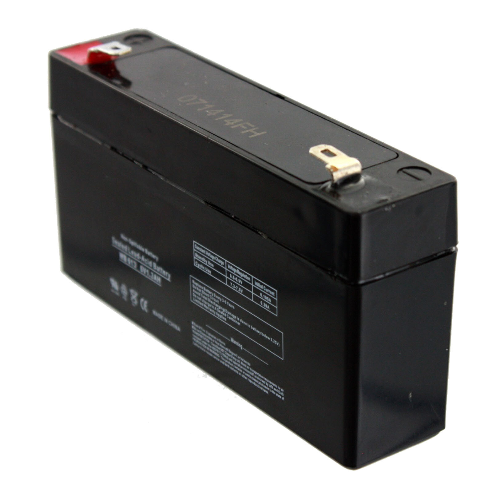 6VOLT 1.3AH SEALED LEAD ACID BATTERY FOR LEOCH DJW6-1.2 6V1.3AH 6V1.4AH 6V1.2AH