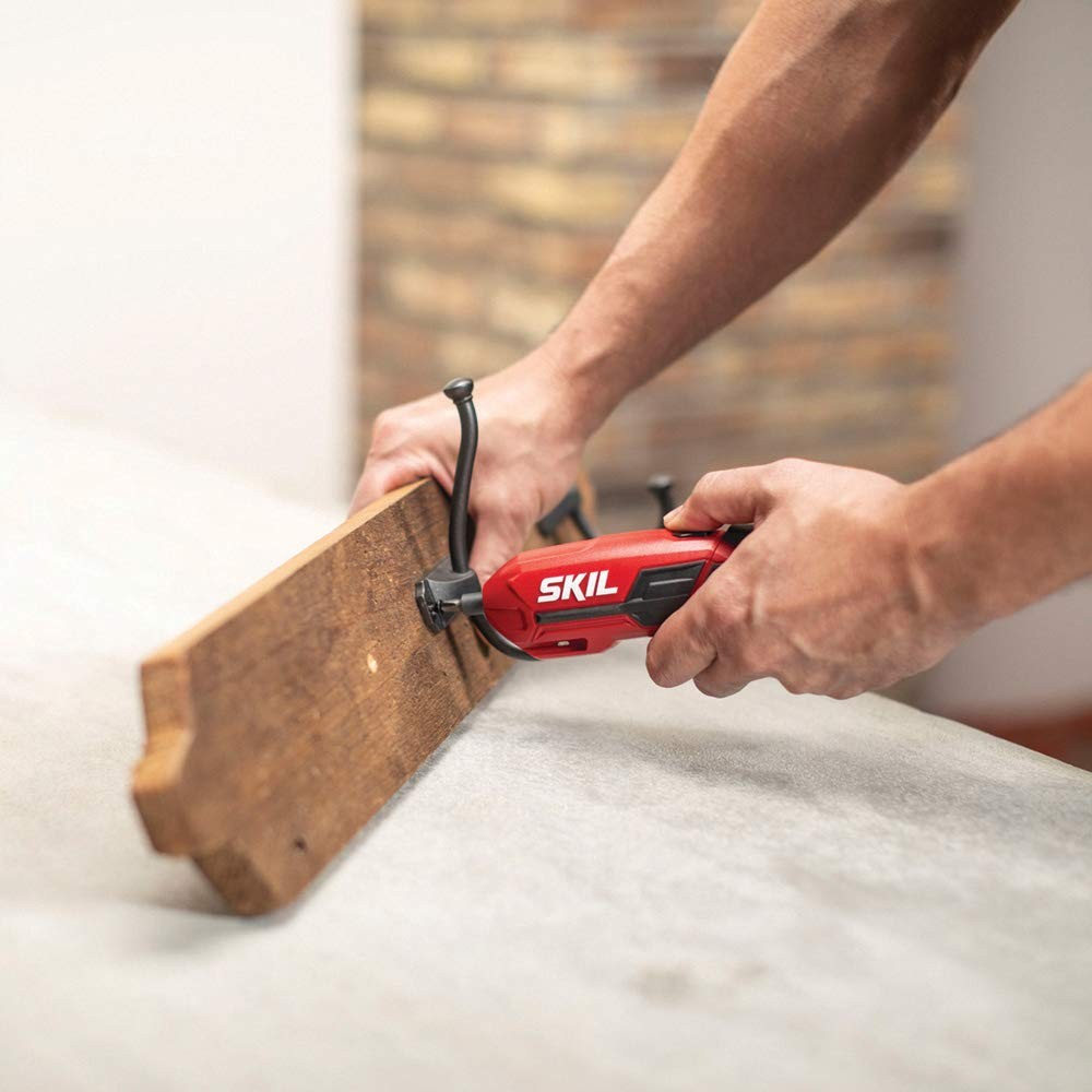 Skil 4V Pivot Grip Cordless Screwdriver Adjustable Handle Rechargeable Led Light