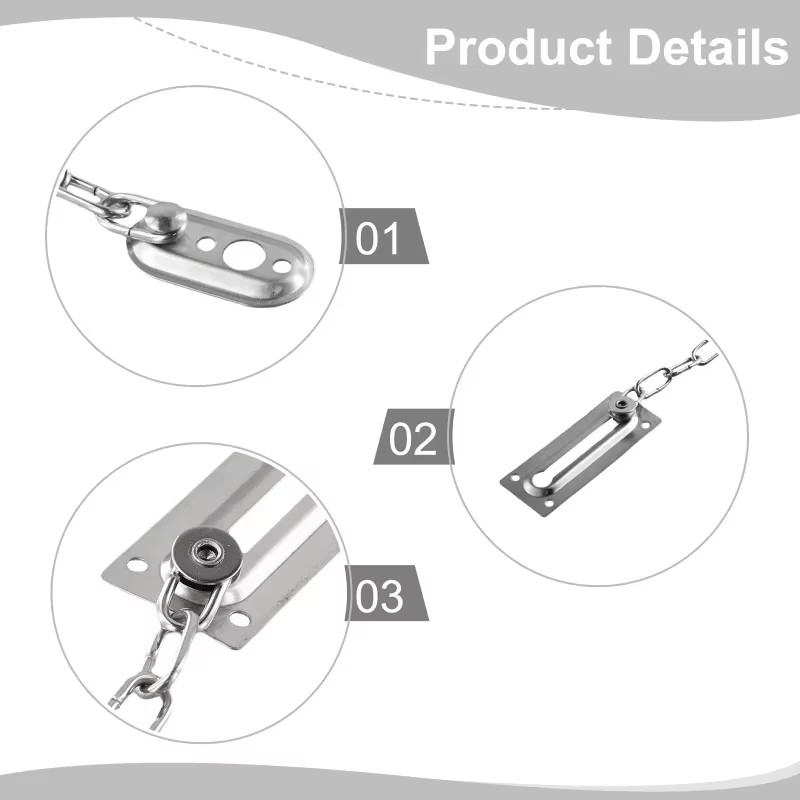Heavy Duty Door Chain Lock Stainless Steel Anti-theft Door Lock Security Chai