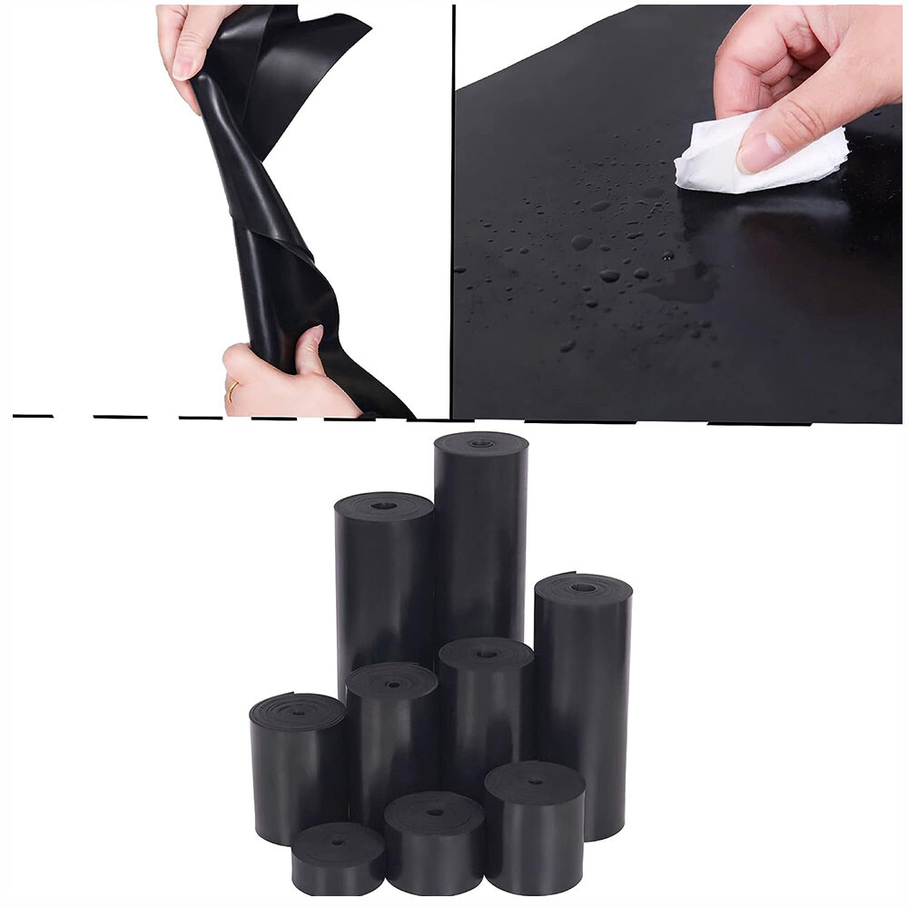 Silicone Sheet Black/Clear/White 0.1 – 6mm Thick 500mm Wide 500mm/1M Long