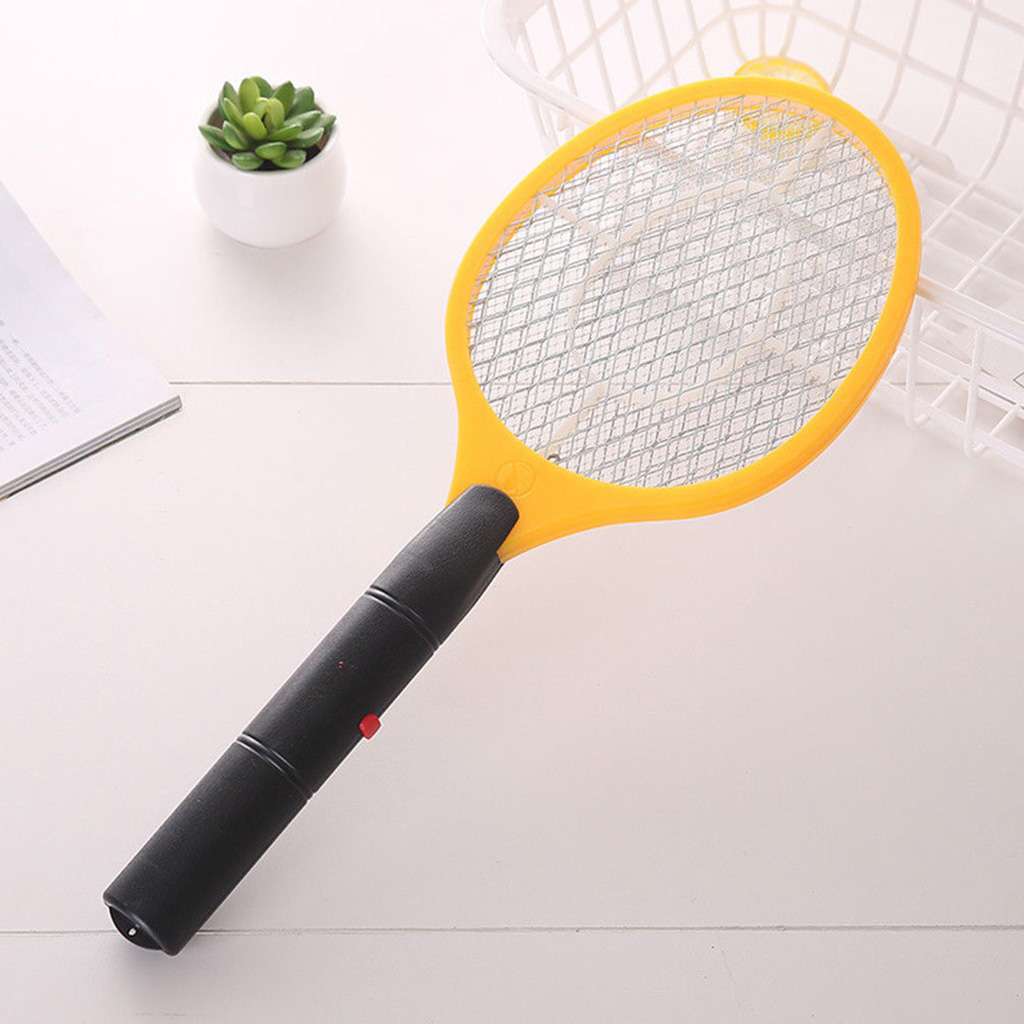 Bug Zapper Racket Fly Swatter Mosquito Bat Wasp Electric Insect Pest Killer Trap